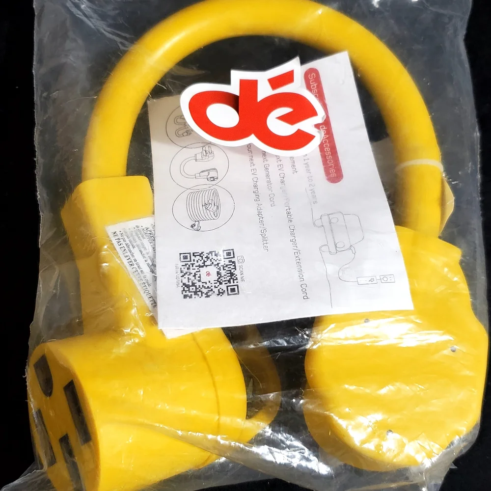 Tesla Yellow Power Adapter